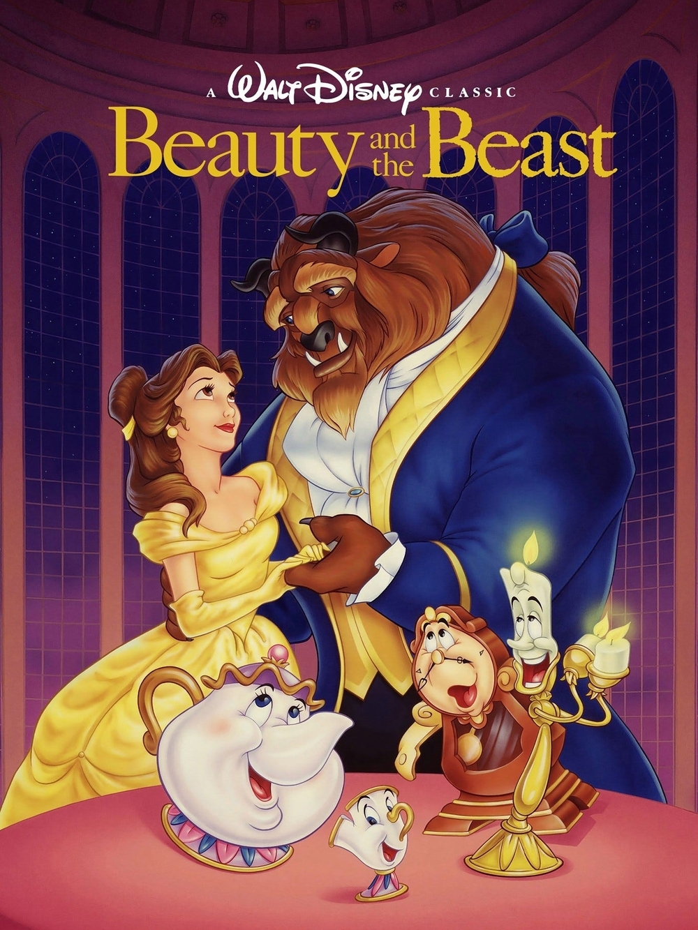 Beauty and the Beast Movie Poster Fridge Magnet Home Kitchen Decor